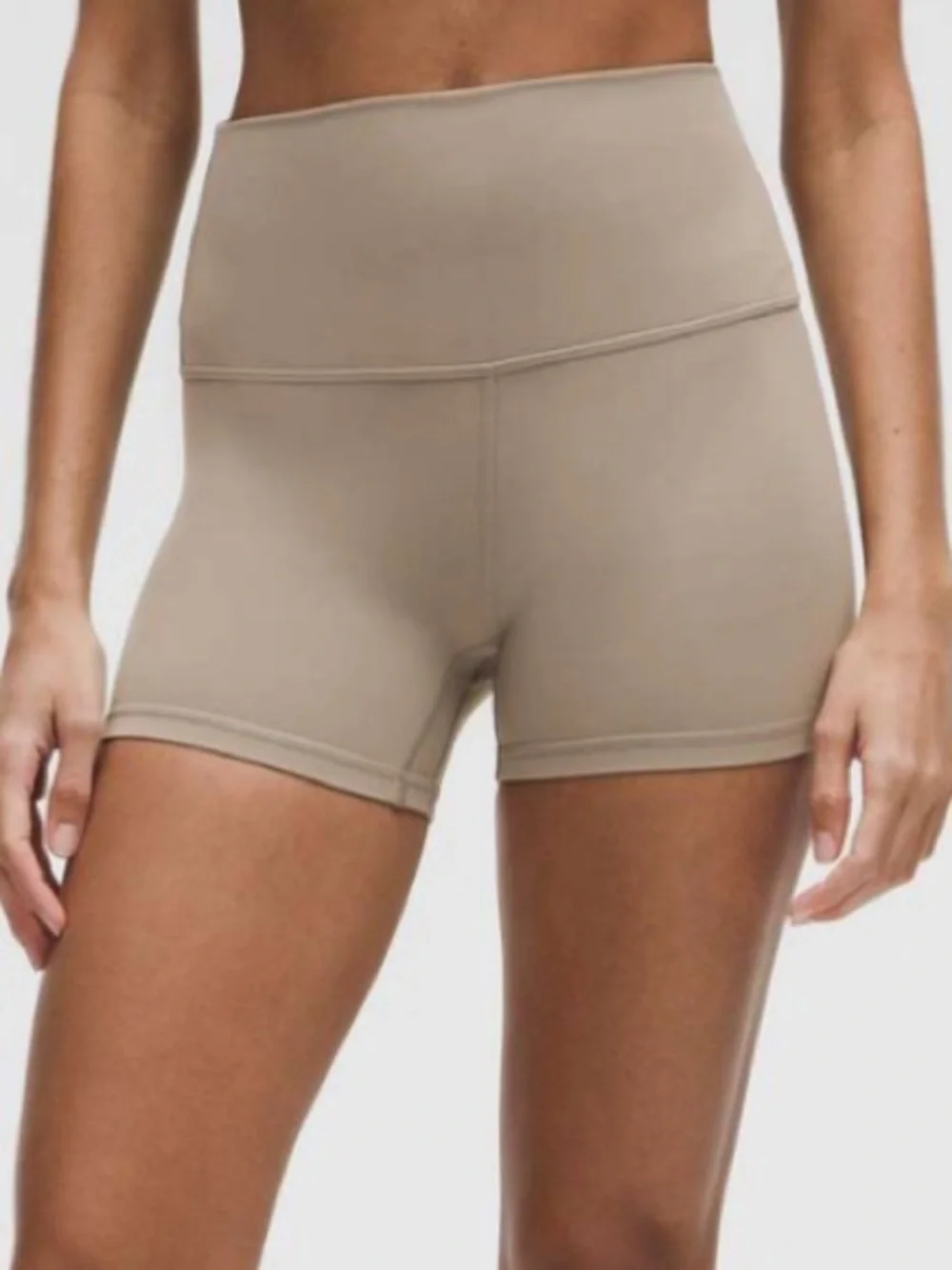 Lululemon Align High Rise Short 4” Warm Ash Grey